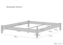 Doppelbett Ehebett 180x200 Massivholz-Bettgestell Buche natur Zubeh�r w�hlbar V-60.84-18 