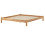 Doppelbett Futonbett ohne Kopfteil 200x200 Buche Massivholz w�hlbares Zubeh�r V-60.84-20