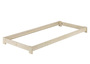Niederflurbett Einzelbett 90x200 Fichte/Tanne massiv unbehandelt mit w�hlbarem Zubeh�r V-60.85N-09