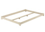 Niederflurbett Doppelbett 140x200 Fichte massiv unbehandelt mit w�hlbarem Zubeh�r V-60.85N-14