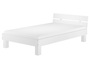 Wei�es Einzelbett Massivholz Buche 120x220 mit w�hlbarem Zubeh�r V-60.86-12-220W