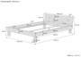 Franz�sisches Bett Futonbett Doppelbett 160x220 Massivholzbett Buche Zubeh�r w�hlbar  V-60.86-16-220