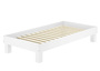 Holzbett breites Einzelbett 100x200 Buche Bettrahmen Futonbett mit w�hlbarem Zubeh�r  V-60.87-10W