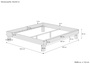 Extra komfortables Doppelbett 180x200 Buche ge�lt Holzbett mit w�hlbarem Zubeh�r  V-60.87-18