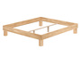 �berlanges Bett Doppelbett Einzelbett Buche ge�lt w�hlbare Liegenfl�chenbreite V-60.87-220