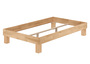 �berlanges Bett Doppelbett Einzelbett Buche ge�lt w�hlbare Liegenfl�chenbreite V-60.87-220