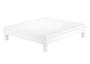 Waschwei�es Doppelbett 200x200 Buche Holzbett mit w�hlbarem Zubeh�r V-60.87W-20