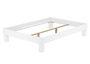 Waschwei�es Doppelbett Einzelbett in �berl�nge Buche w�hlbare Bettbreite V-60.87W-220