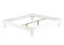 Waschwei�es Doppelbett Einzelbett in �berl�nge Buche w�hlbare Bettbreite V-60.87W-220