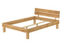 Doppelbett Massivholzbett Bettrahmen140x200 Eiche ge�lt Zubeh�r w�hlbar V-60.88-14