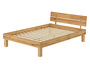 Zeitloses Ehebett Doppelbett Holzbett 160x200 Eiche massiv ge�lt V-60.88-16