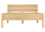 Metallfreies Massivholzbett Esche 140x200 hohe Sitzkante V-60.90-14KoR