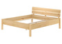 Metallfreies Bettgestell Esche 160x200 Holzbett V-60.90-16KoR