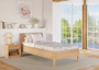 Metallfreies Einzelbett aus Buchenholz 100x200 mit w�hlbaren Zubeh�r V-60.93-10