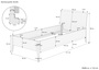 Metallfreies Einzelbett aus Buchenholz konische F��e 90x200 mit w�hlbaren Zubeh�r V-60.94-09
