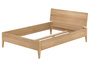 Metallfreies Doppelbett aus Buchenholz konische F��e 140x200 mit w�hlbaren Zubeh�r V-60.94-14