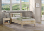 Metallfreies Holzbett Einzelbett Zirbe massiv 100x200 mit w�hlbarem Zubeh�r V-60.95-10