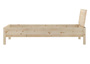 Metallfreies Holzbett Einzelbett Zirbe massiv 100x200 mit w�hlbarem Zubeh�r V-60.95-10