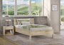 Echtholzbett Einzelbett Zirbe massiv metallfrei 120x200 mit w�hlbaren Zubeh�r V-60.95-12