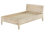 Echtholzbett Einzelbett Zirbe massiv metallfrei 120x200 mit w�hlbaren Zubeh�r V-60.95-12