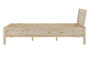 Holzbett Doppelbett metallfrei Zirbe massiv 160x200 mit w�hlbaren Zubeh�r V-60.95-16