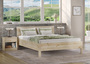 Holzbett Doppelbett metallfrei Zirbe massiv 160x200 mit w�hlbaren Zubeh�r V-60.95-16