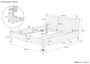 Massivholzbett Doppelbett metallfrei Zirbe massiv 180x200 mit w�hlbaren Zubeh�r V-60.95-18