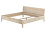 Ehebett Massivholzbett metallfrei Zirbe massiv 200x200 mit w�hlbarem Zubeh�r V-60.95-20