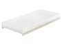Niederflurbett metallfrei 100x200 Futon metallfreier Lattenrost, Fichte unbehandelt V-60.97-10