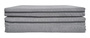 Klappmatratze Faltmatratze G�stematratze Bezug-Farbe GRAU w�hlbare Gr��e V-80.012-P21