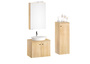 Badezimmerm�bel-Set Spiegelschrank Waschtisch Schrank Eiche Dekor V-90.59-03