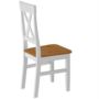 K�chenstuhl Massivholzstuhl Farbton Eiche und wei� Esszimmerstuhl Massivholz V-90.71-24W