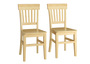 Klassischer Holzstuhl Kiefer K�chenstuhl Massivholzstuhl Doppelpack oder Einzelstuhl V-90.71-27