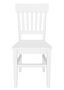 Klassischer wei�er Holzstuhl aus massiver Kiefer V-90.71-27W 