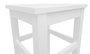 Holzhocker Sitzhocker ohne Lehne in Kiefer natur oder wei� V-90.71-41