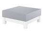 Gem�tlicher gepolsterter Hocker f�r Schlaf- und Wohnzimmer in w�hlbarer Farbe V-90.71-43