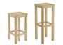 Barhocker Kiefer Massivholz Tresenhocker w�hlbar in 60cm oder 80cm V-90.71-44-45