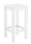Wei�er Barhocker Tresenhocker Kiefer Massivholz w�hlbar in 60 cm oder 80 cm V-90.71-44-45W
