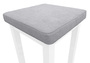 Klassischer Barhocker mit verschiedenen Polsterfarben 80 cm hoch Kiefer wei� V-90.71-45WP