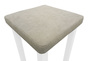 Klassischer Barhocker mit verschiedenen Polsterfarben 80 cm hoch Kiefer wei� V-90.71-45WP