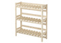 Kombiregal breit Vorratsregal, Kistenregal, Lagerregal aus Massivholz V-90.81-03