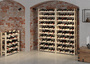 Weinregal Holzregal f�r Flaschen stapelbar V-90.81-04