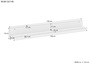 Wandablage Regal Ablage aus Buche L�nge w�hlbar V-90.84-54