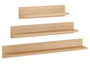 Wandablage Regal Ablage aus Buche L�nge w�hlbar V-90.84-54