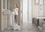 Tritthocker f�r Kinder und Erwachsene als Badezimmerhocker zum Z�hneputzen V-90.92-05