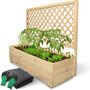 Pflanzkasten mit Rankgitter, Pflanzk�bel, Spalier f�r Rankpflanzen, Gr��e w�hlbar