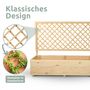 Pflanzkasten mit Rankgitter, Pflanzk�bel, Spalier f�r Rankpflanzen, Gr��e w�hlbar