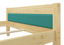 Massivholzbett Kiefer 160x200 mit w�hlbarem Farbpolster V-60.52-16oR