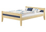 Massivholzbett Kiefer 160x200 mit w�hlbarem Farbpolster V-60.52-16oR