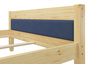 Massivholzbett Kiefer 160x200 mit w�hlbarem Farbpolster V-60.52-16oR